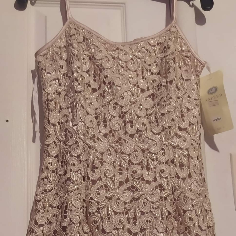 Dress with a scarf (two piece)